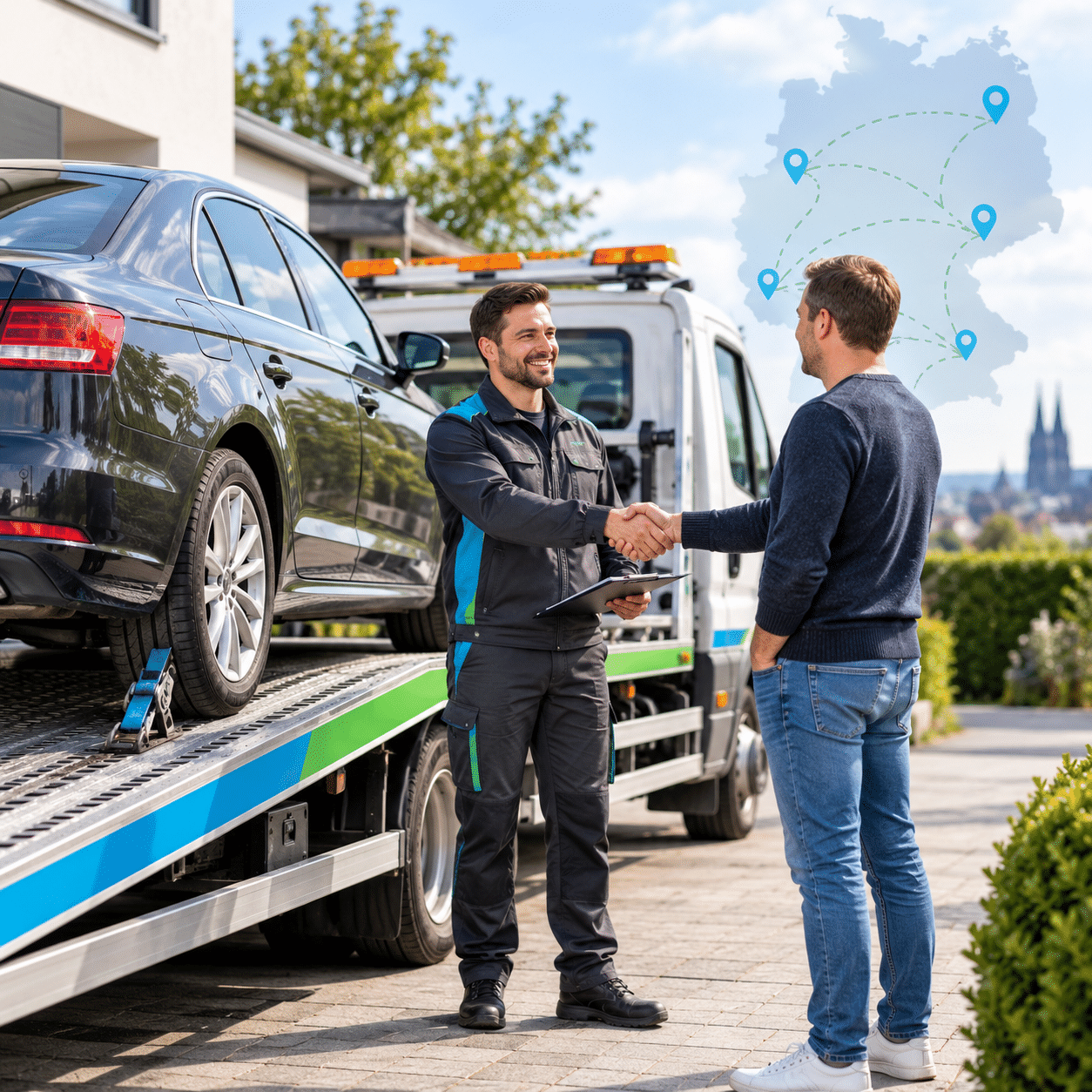 Deutschlandweite Fahrzeugabholung